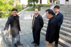 安徽省企业联合会会长周本立来我校视察调研