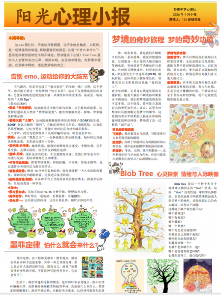 阳光心理小报（2026.4）